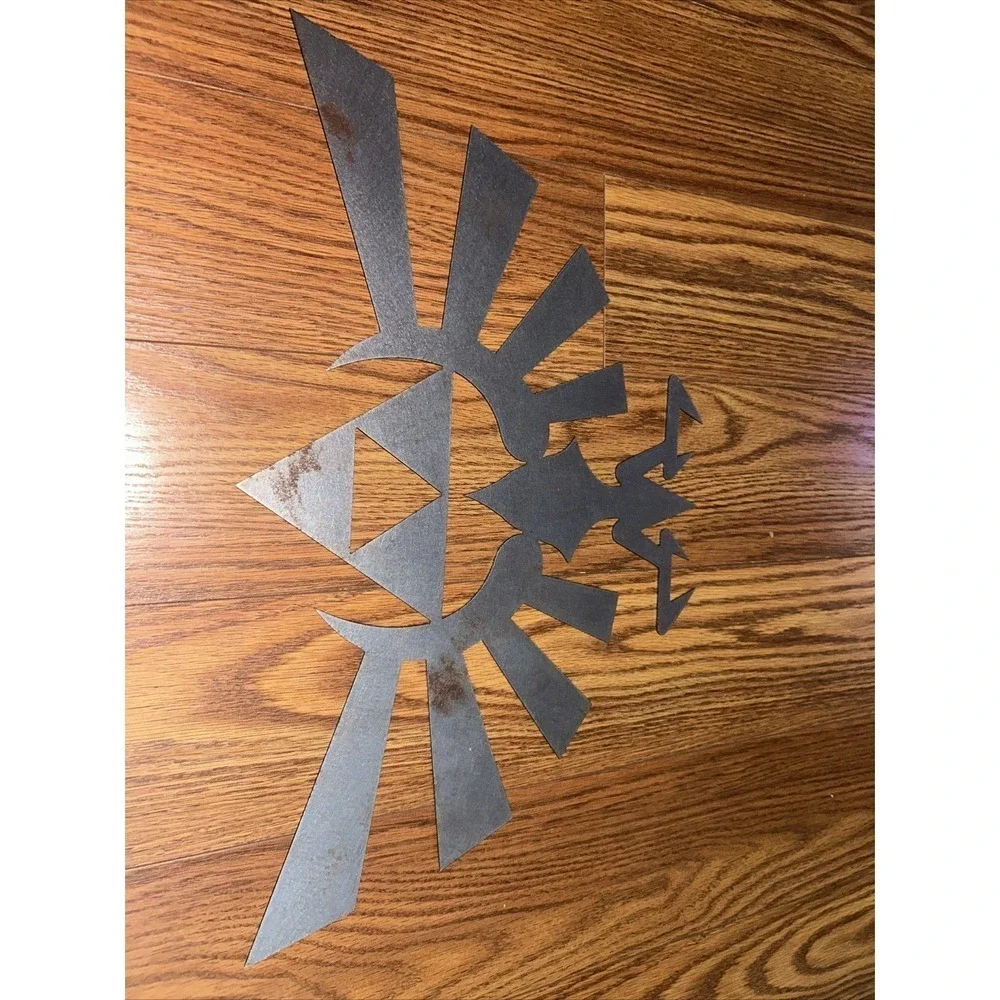 The Legends Of Zelda Tri‎ Force Princess Nintendo Large Metal Wall Hanging